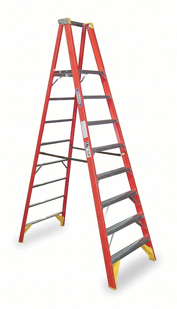 Platform Stepladder,8 ft.,FGL,300 lb.