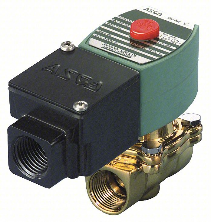 Solenoid Valve,Brass,NC,Air, Inert Gas