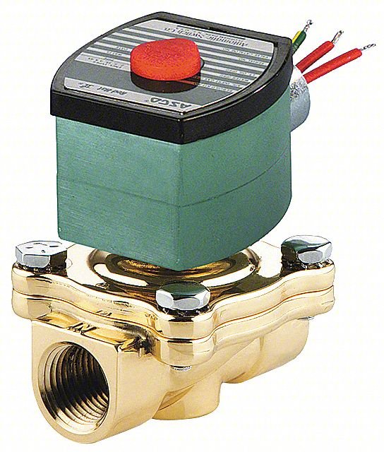 Solenoid Valve,Brass,NO,Air, Inert Gas