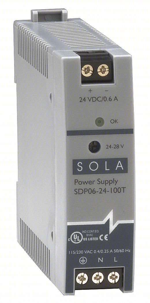 DC Power Supply,24-28VDC,0.6A,47-63Hz