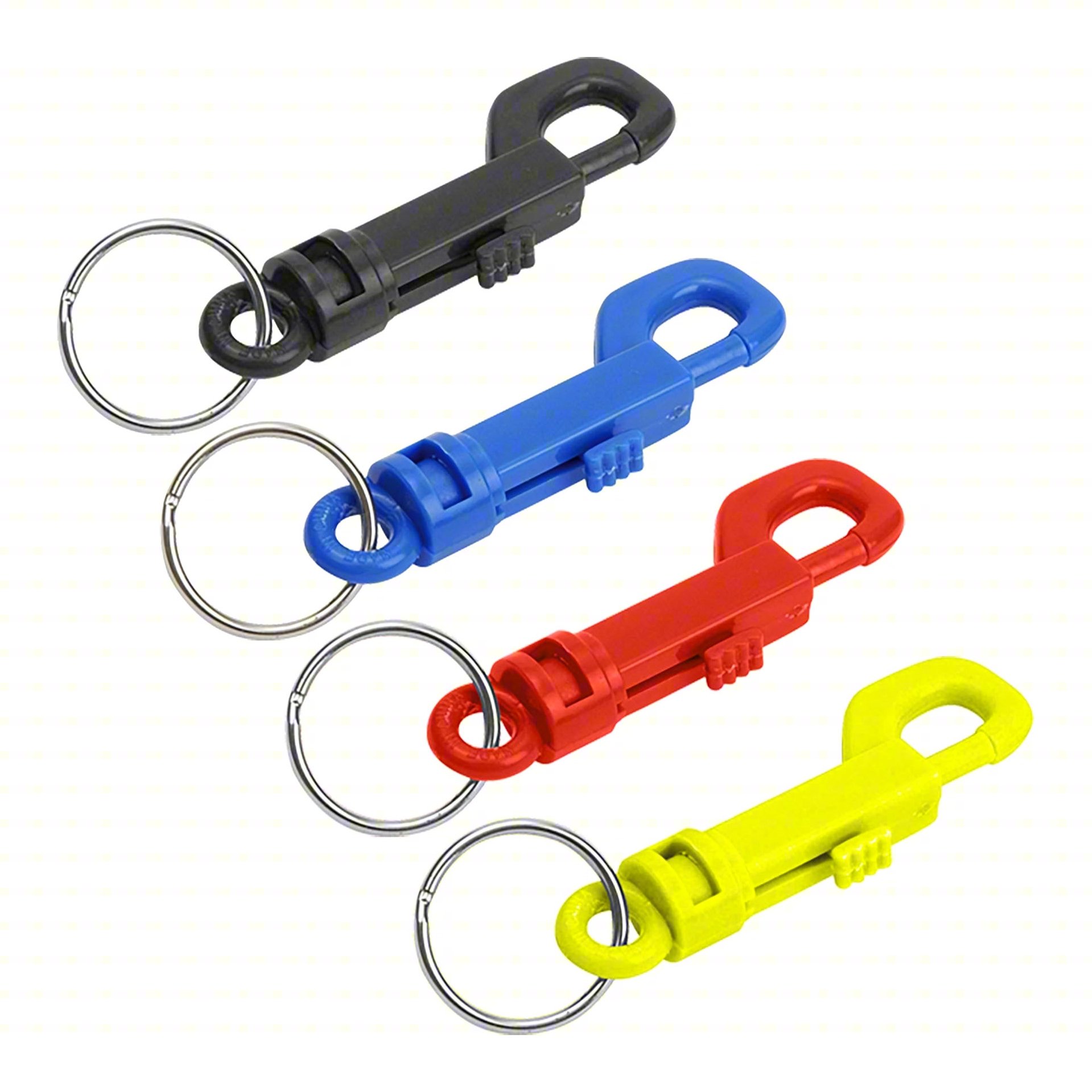PLASTIC KEY CLIP,PLASTIC,3 1/2 IN H,PK40