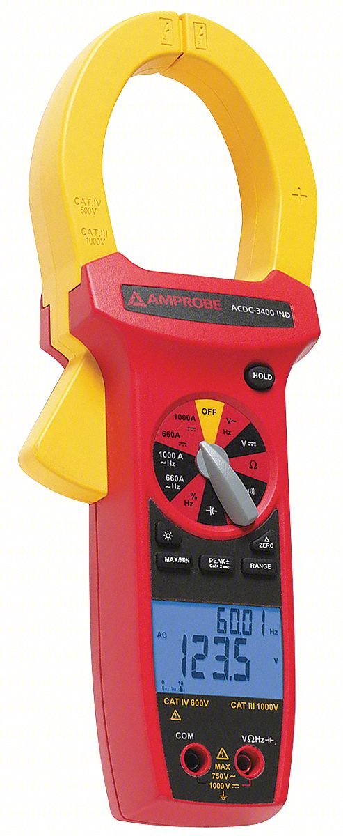DIGITAL CLAMP METER,1000A,750V,TRMS