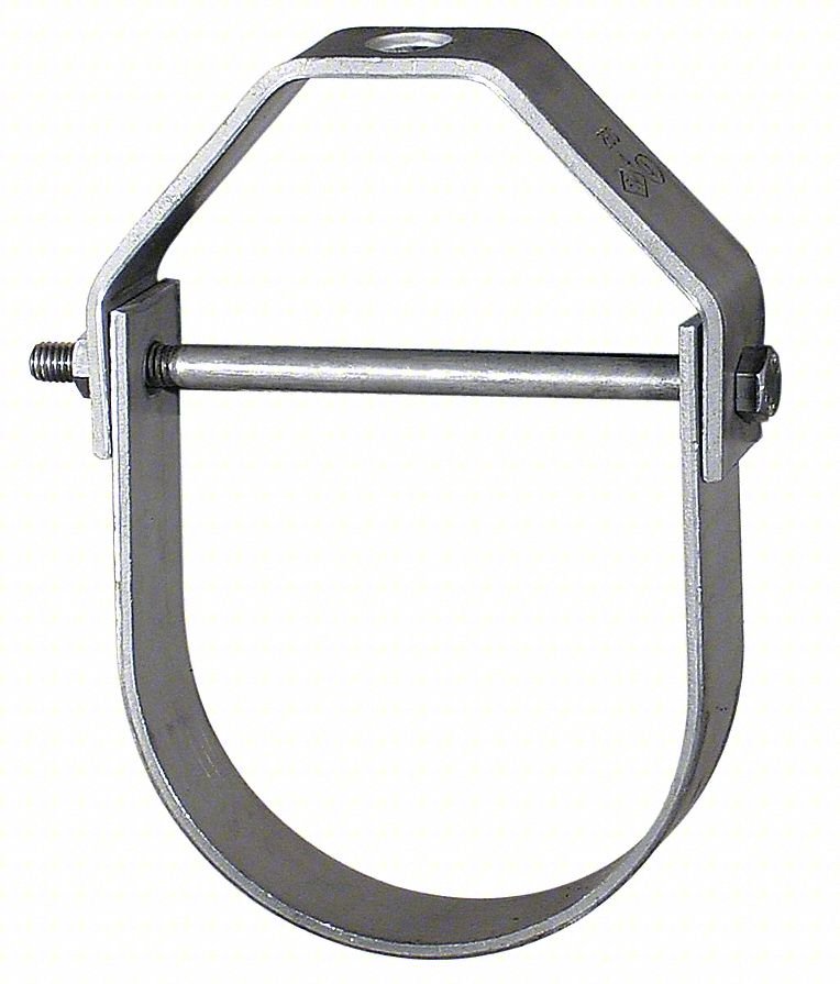 CLEVIS HANGER: ZINC-PLATED STEEL, FOR 6