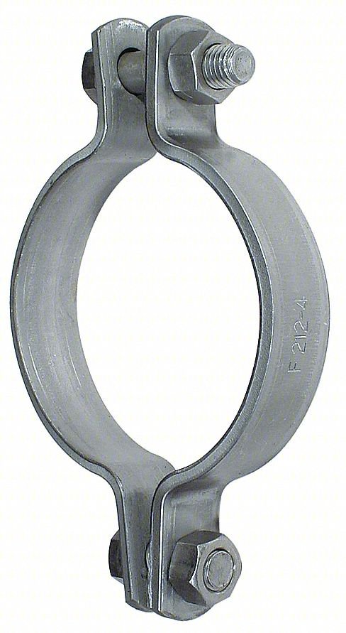 Medium Pipe Clamp,1"W,Steel