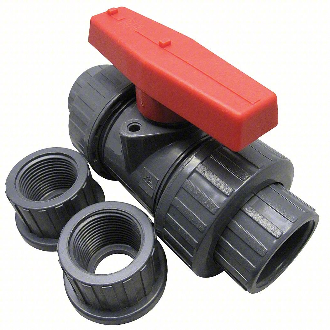 MANUAL 2-WAY BALL VALVE,SOCKET,PVC