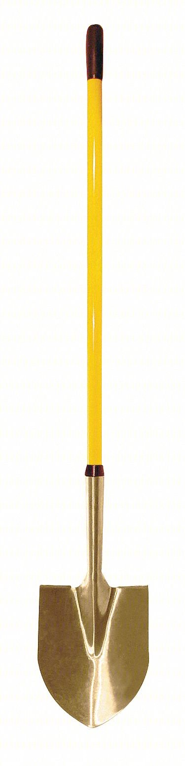 ROUND POINT NON-SPARKING SHOVEL: ALUMINU