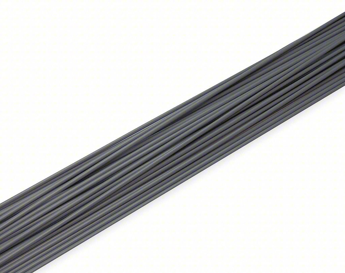 Welding Rod,PVC,5/32 In Dia,Gray,PK23