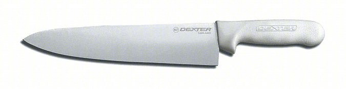 Cooks Knife,10 In,White