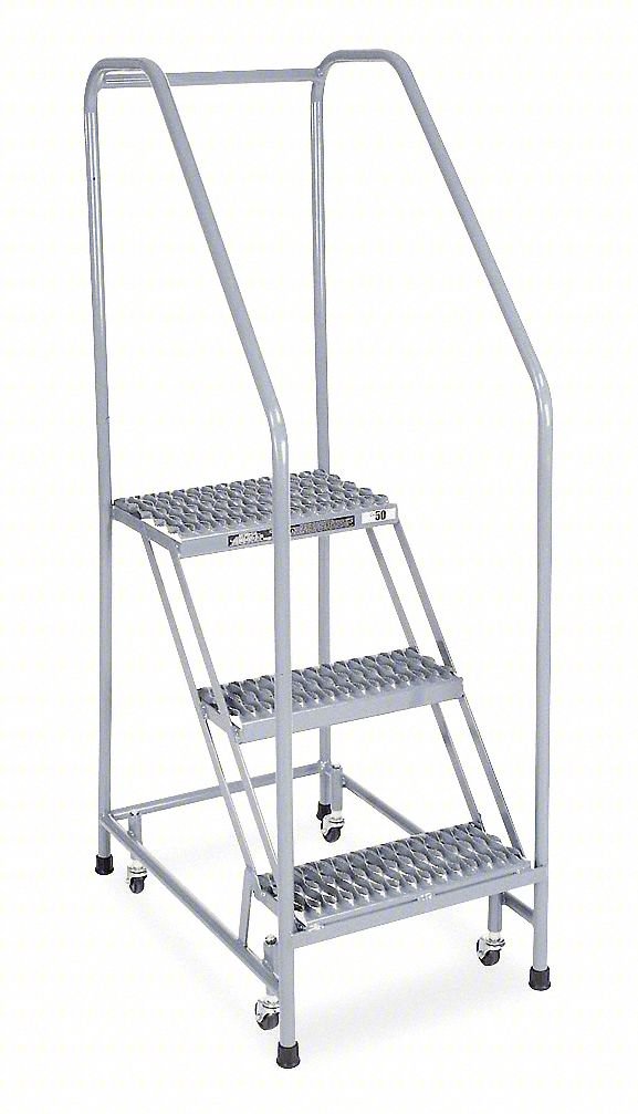 Rolling Ldr,Welded,Hndrl,Platfm 30In H