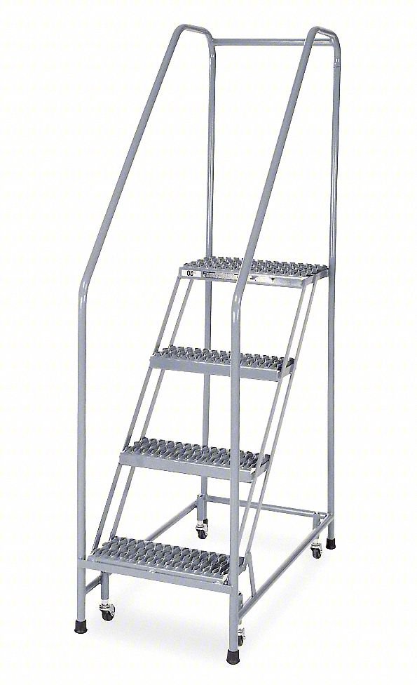 Rolling Ldr,Welded,Hndrl,Platfm 40In H