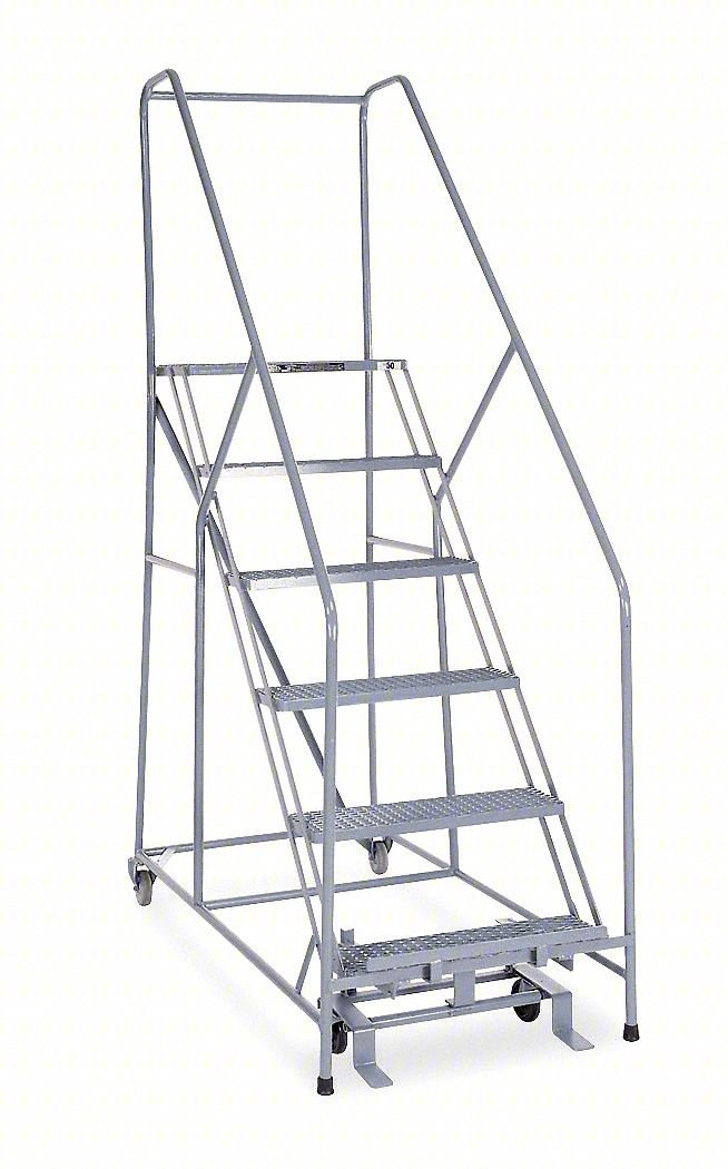 Rolling Ldr,Welded,Hndrl,Platfm 60In H
