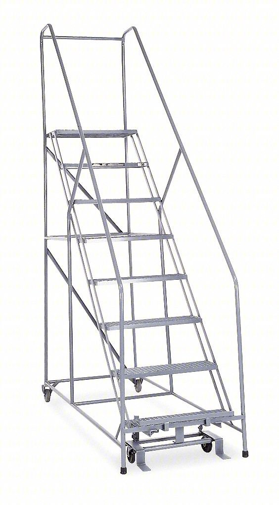 Rolling Ldr,Welded,Hndrl,Platfm 80In H