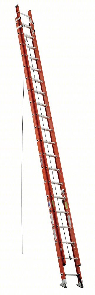 Extension Ladder,Fiberglass,40 ft.,IA