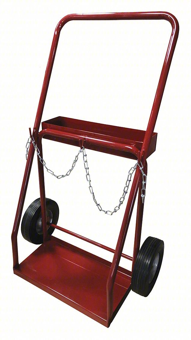 Cylinder Hand Truck,500 lb.,43"x26"x18"