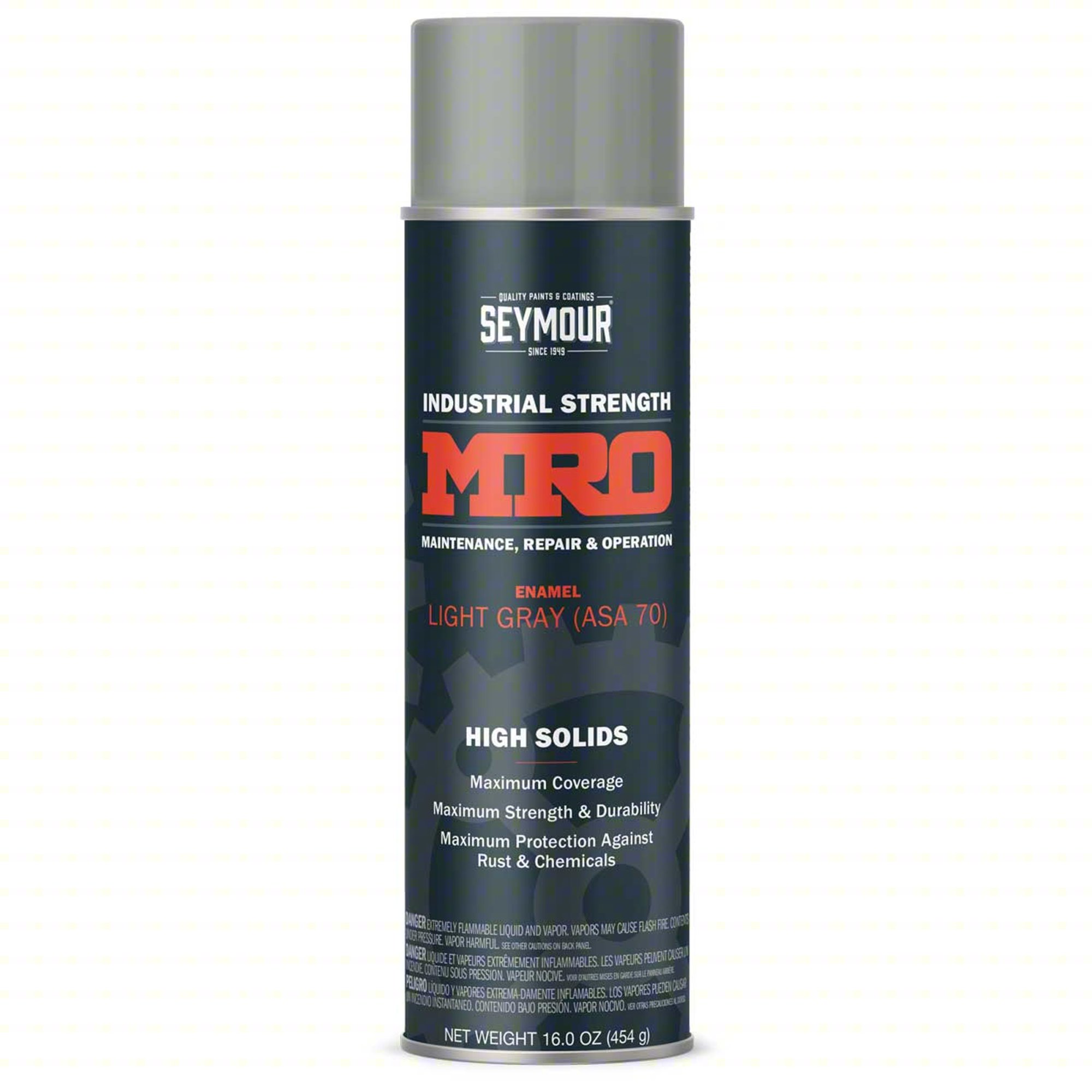 SPRAY PAINT,LIGHT GRAY,16 OZ.