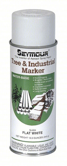 TREE MARKING PAINT,WHITE,16 OZ