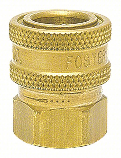 Straight-Thru Brass Socket,1/4"FPT
