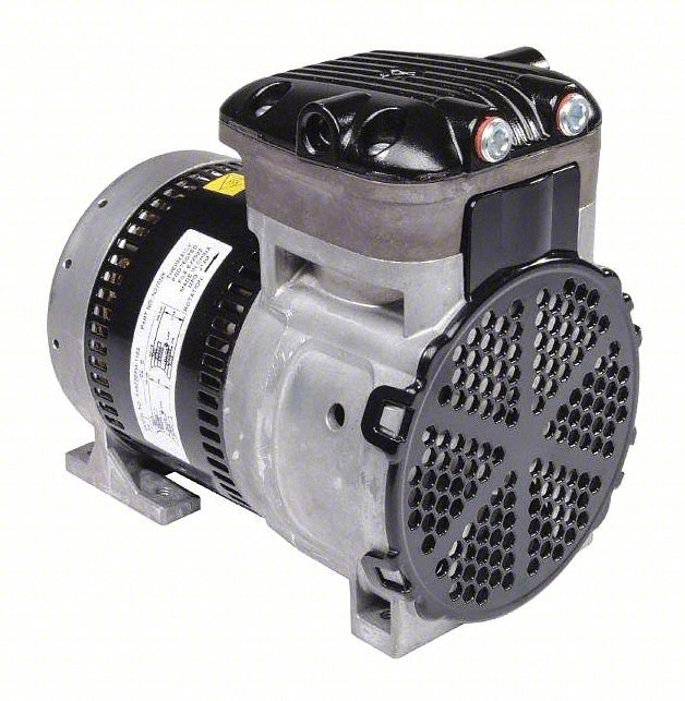 Rocking Piston Vacuum Pump, 0.25 hp