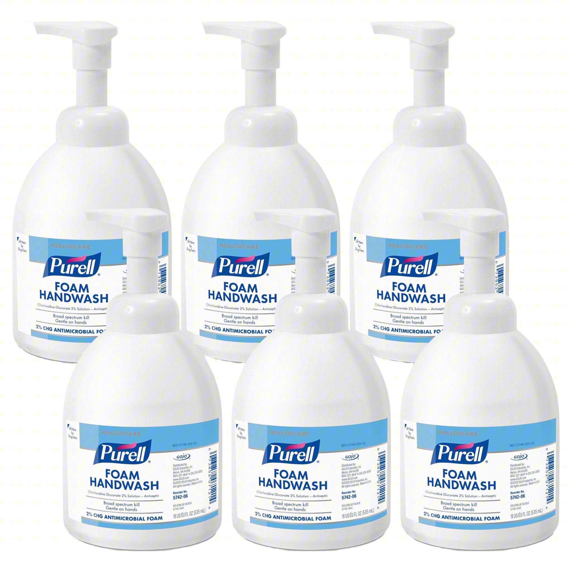 Liquid Hand Cleaner,535mL,Unscented,PK6