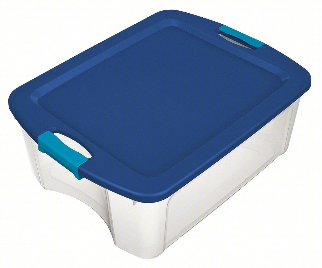 STORAGE TOTE: 18 GAL, 23 5/8 IN X 18 5/8