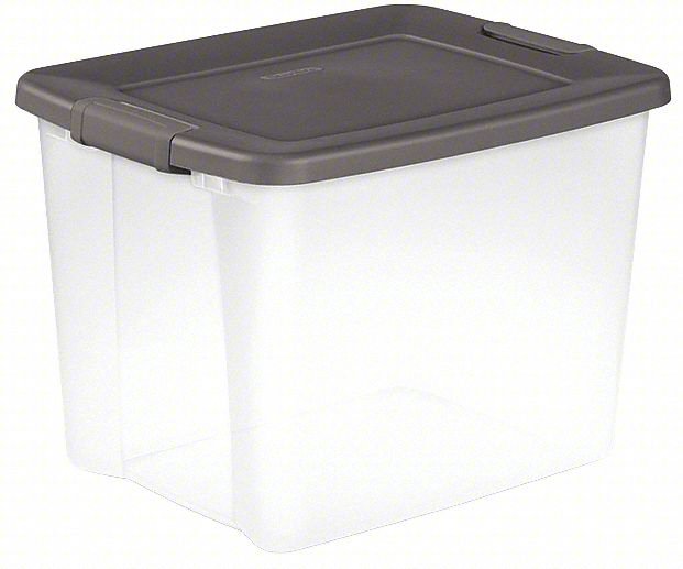 STORAGE TOTE: 12.5 GAL, 19 7/8 IN X 15 1