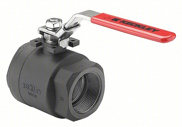 MANUAL 2-WAY BALL VALVE,NPT,CARBON STEEL