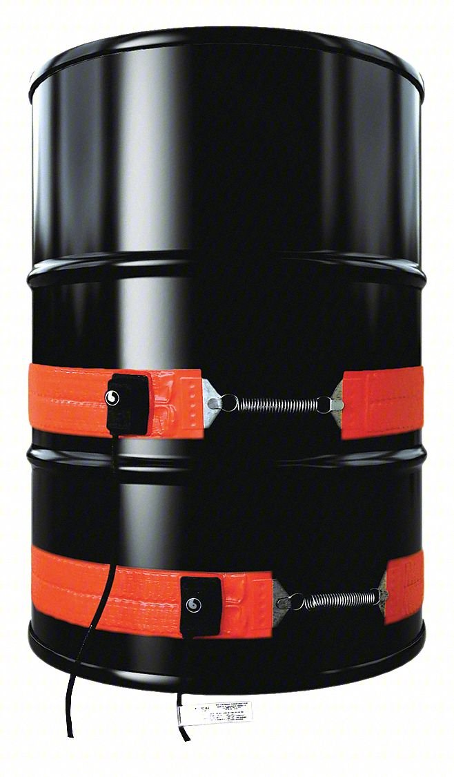 Drum Heater,8.3 A,30 gal,Metal