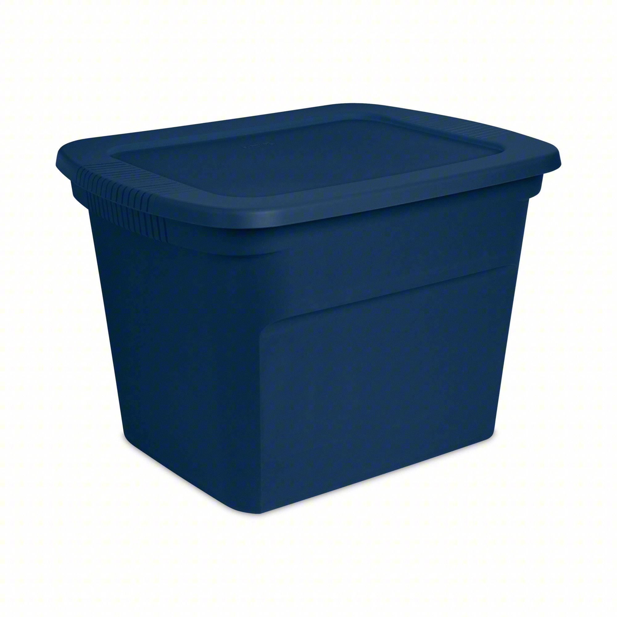 STORAGE TOTE: 18 GAL, 23 1/2 IN X 18 3/8