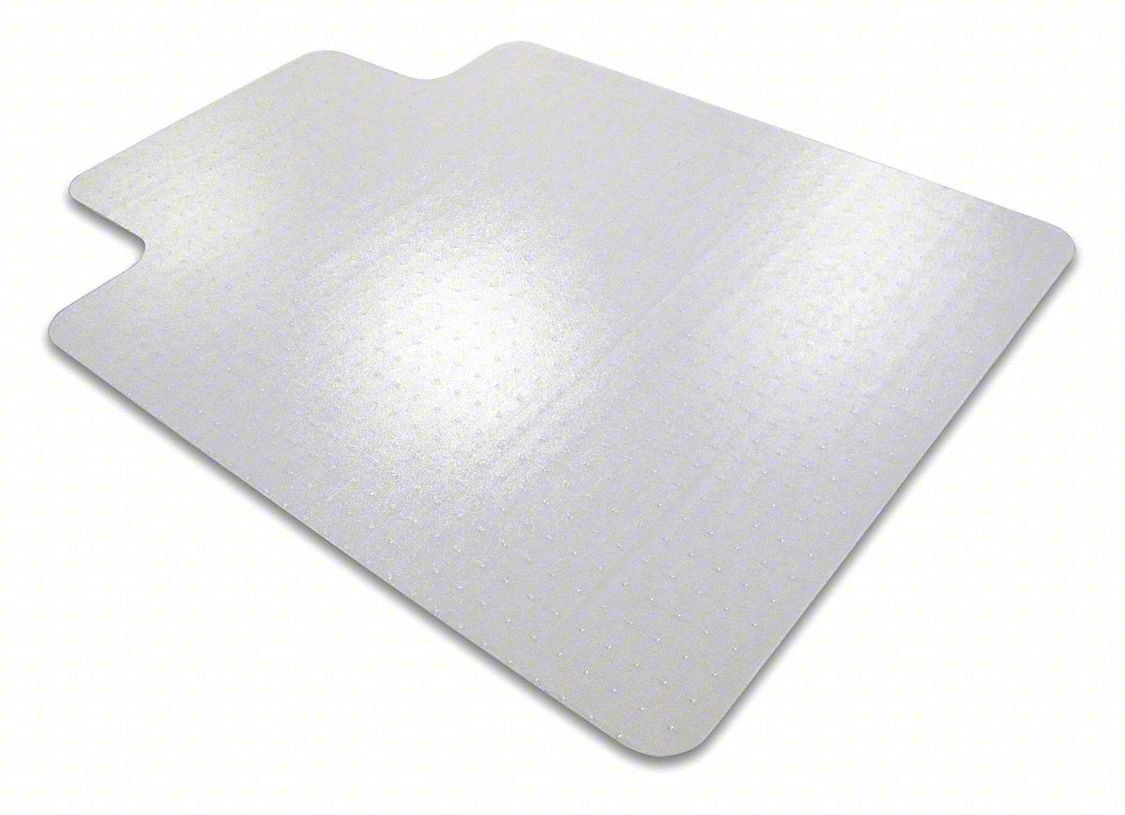 CHAIR MAT,48 X 53 IN,TRADITIONAL LIP