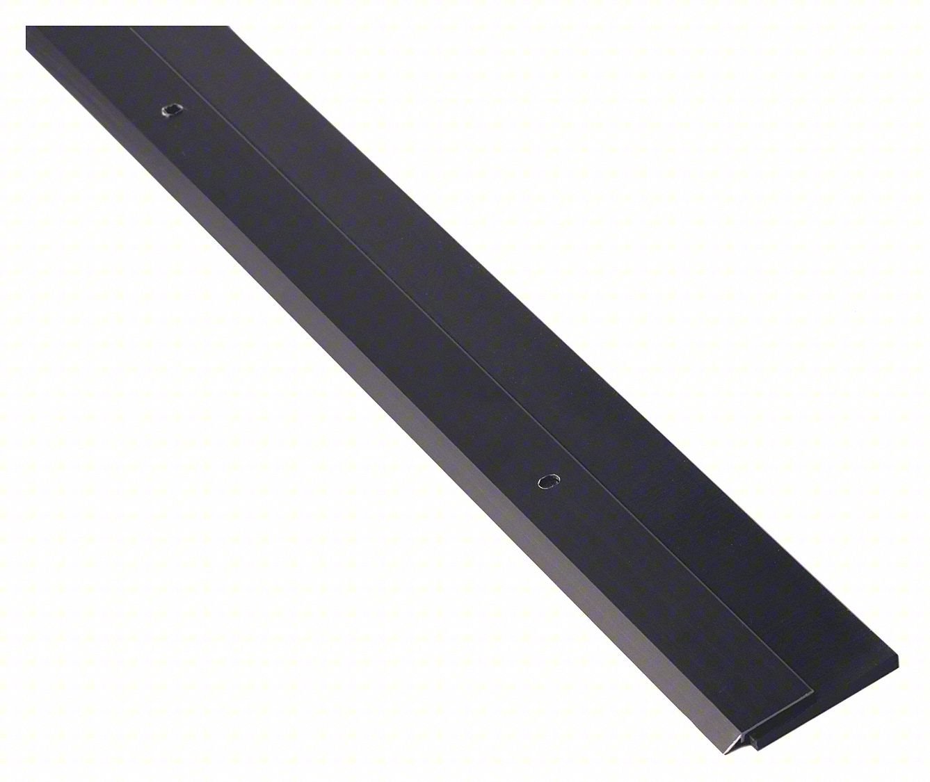 Door Sweep,Neoprene Insert,8 ft. L