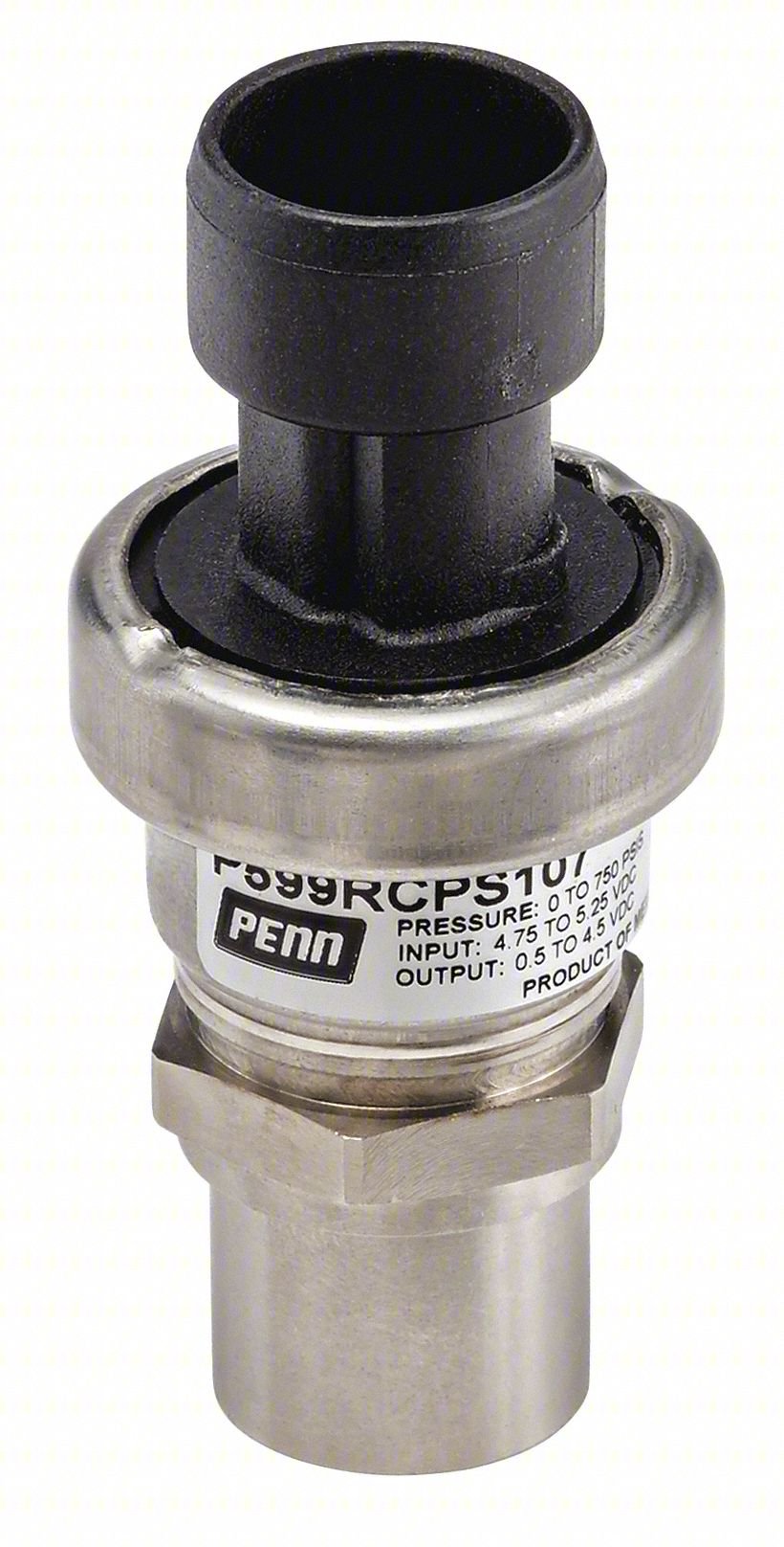 PRESSURE TRANSMITTER,0 TO 200 PSI,4.5VDC