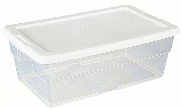 STORAGE TOTE: 1.5 GAL, 13 5/8 IN X 8 1/4