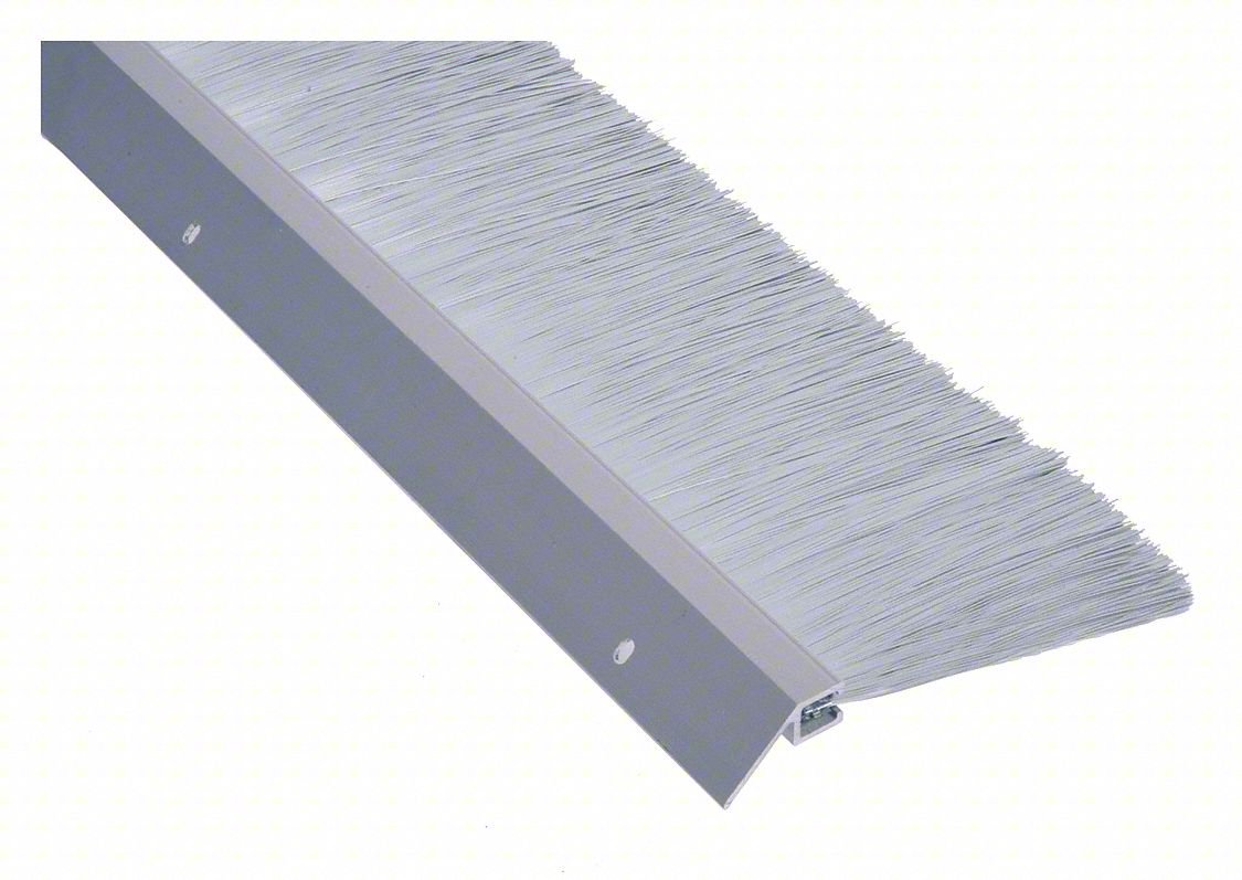 DOOR WEATHERSTRIPPING,SILVER,8 FT L