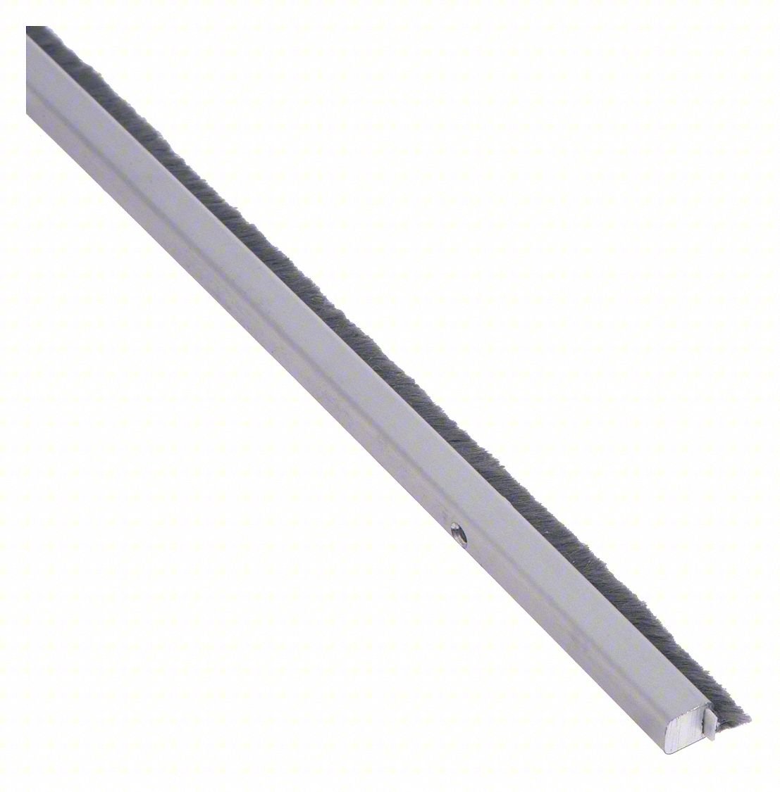 DOOR WEATHERSTRIPPING,SILVER,8 FT L