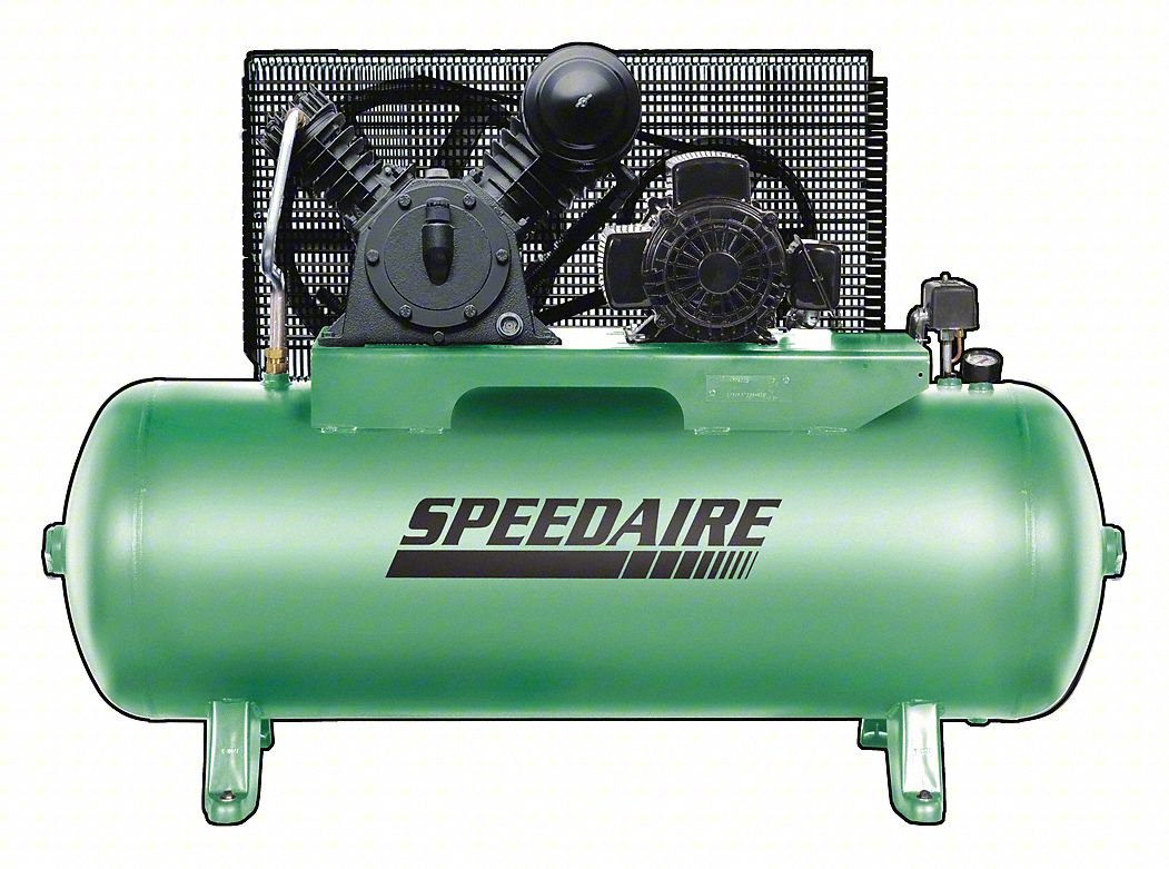 Electric Air Compressor, 5 hp, 2 Stage