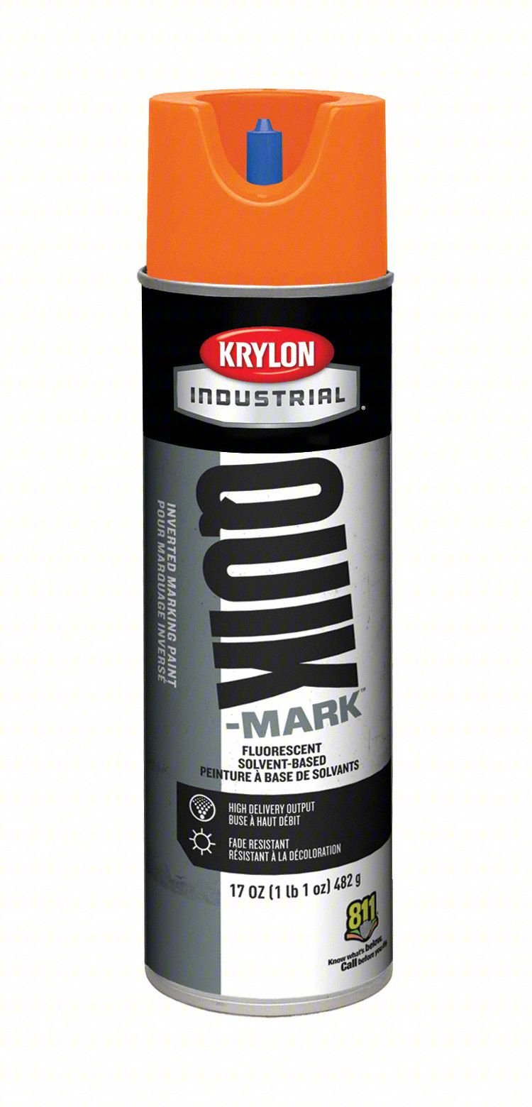 Marking Paint,17 oz,Fluorescent Orange