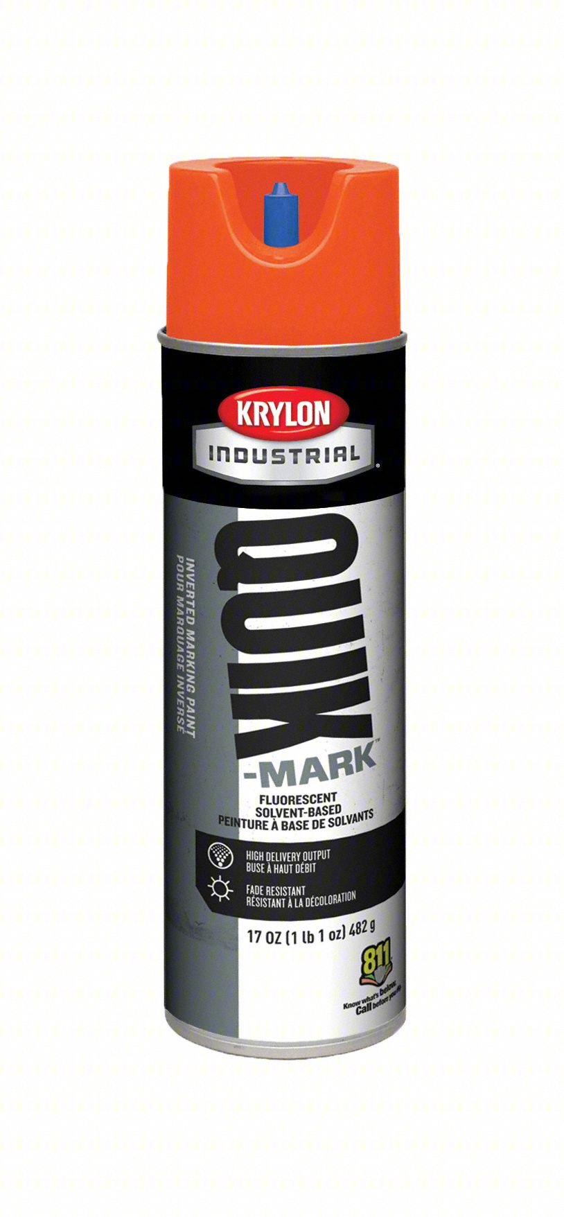 Marking Paint,20oz,Fluorescent RedOrange