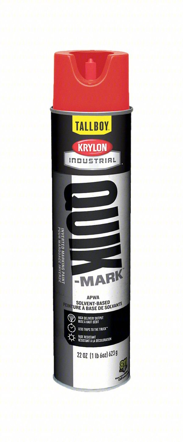 Marking Paint,25 oz,Red,Can