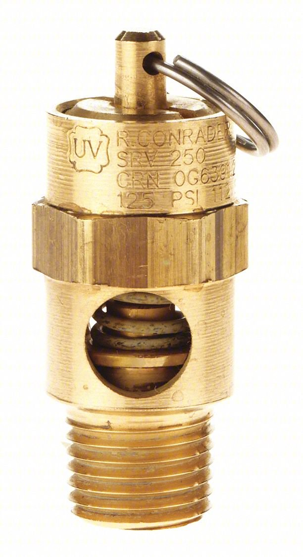SAFETY VALVE,1/4" (M) NPT INLET