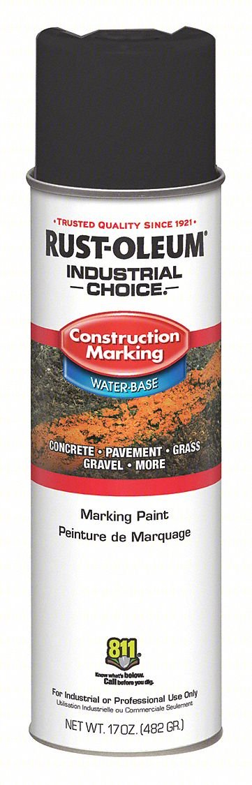 Construction Marking Paint,17 oz,Black