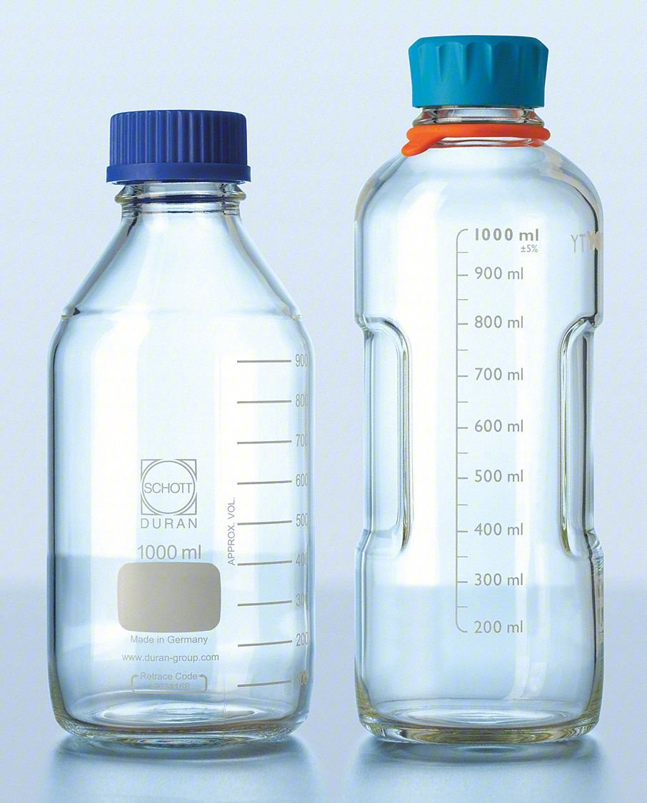 BOTTLE,253 MM H,CLEAR,93 MM DIA,PK4