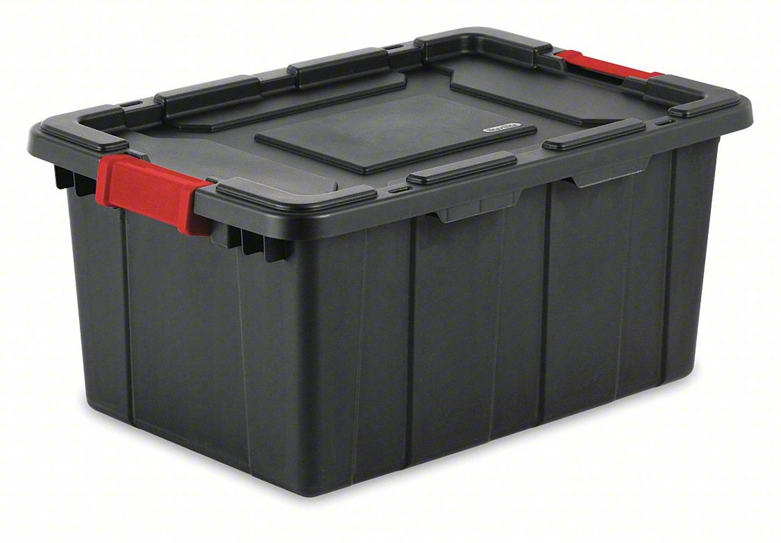STORAGE TOTE: 15 GAL, 25 3/4 IN X 17 1/4