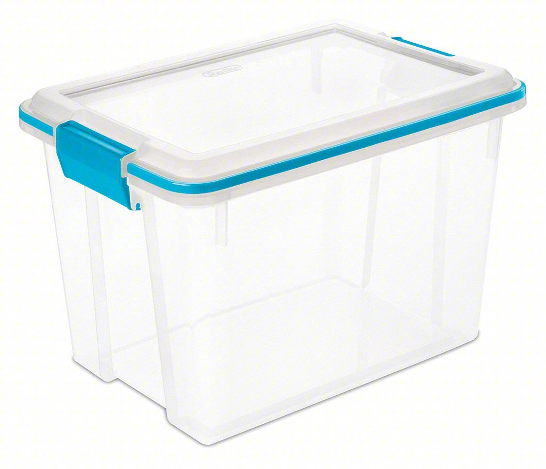 STORAGE TOTE: 5 GAL, 16 1/8 IN X 11 1/4