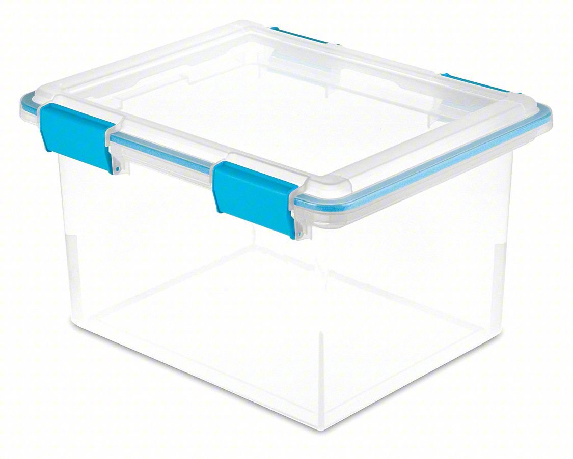 STORAGE TOTE: 8 GAL, 18 1/2 IN X 14 7/8