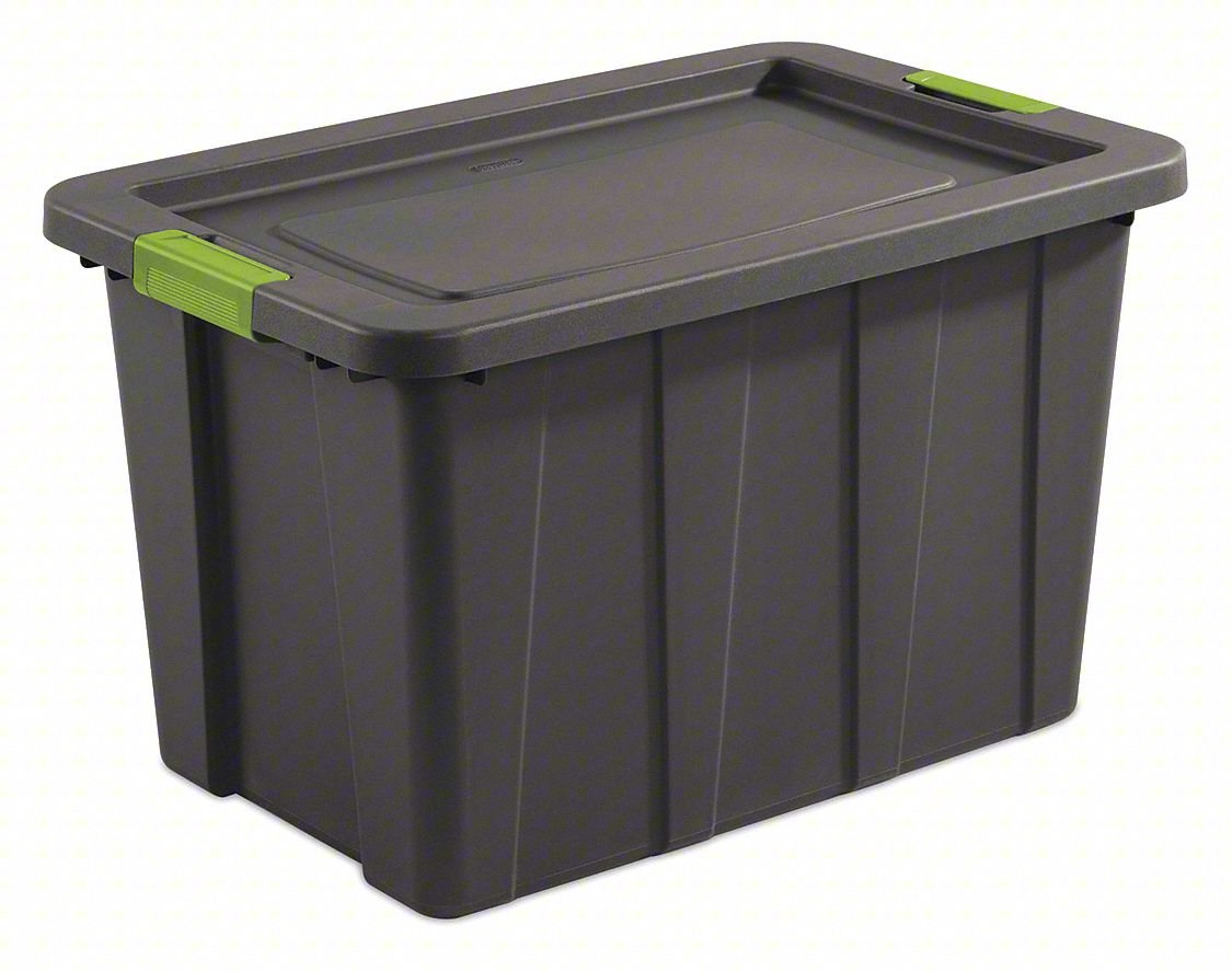 STORAGE TOTE: 30 GAL, 29 7/8 IN X 19 3/4
