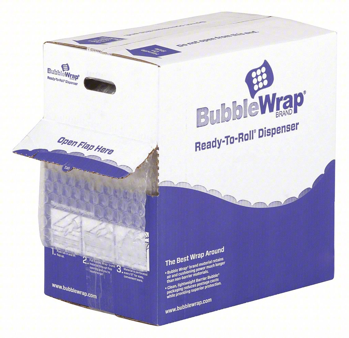 Bubble Roll Dispenser Pack,100 ft. L