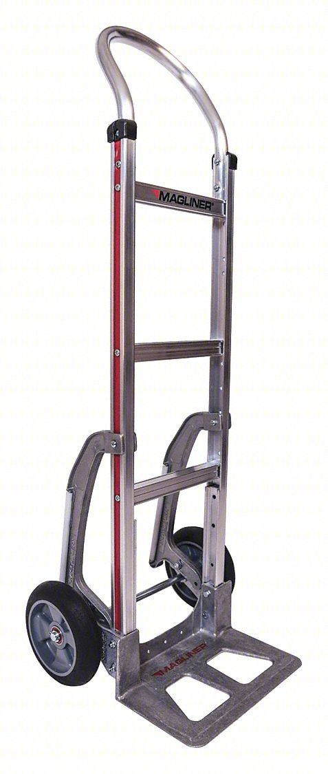 Hand Truck,500 lb,48"x18-1/2"x17",Silver