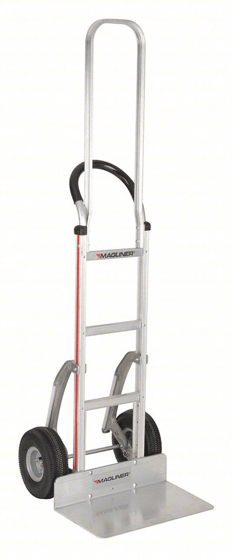 Hand Truck,500 lb,68"x20-1/2"x25",Silver