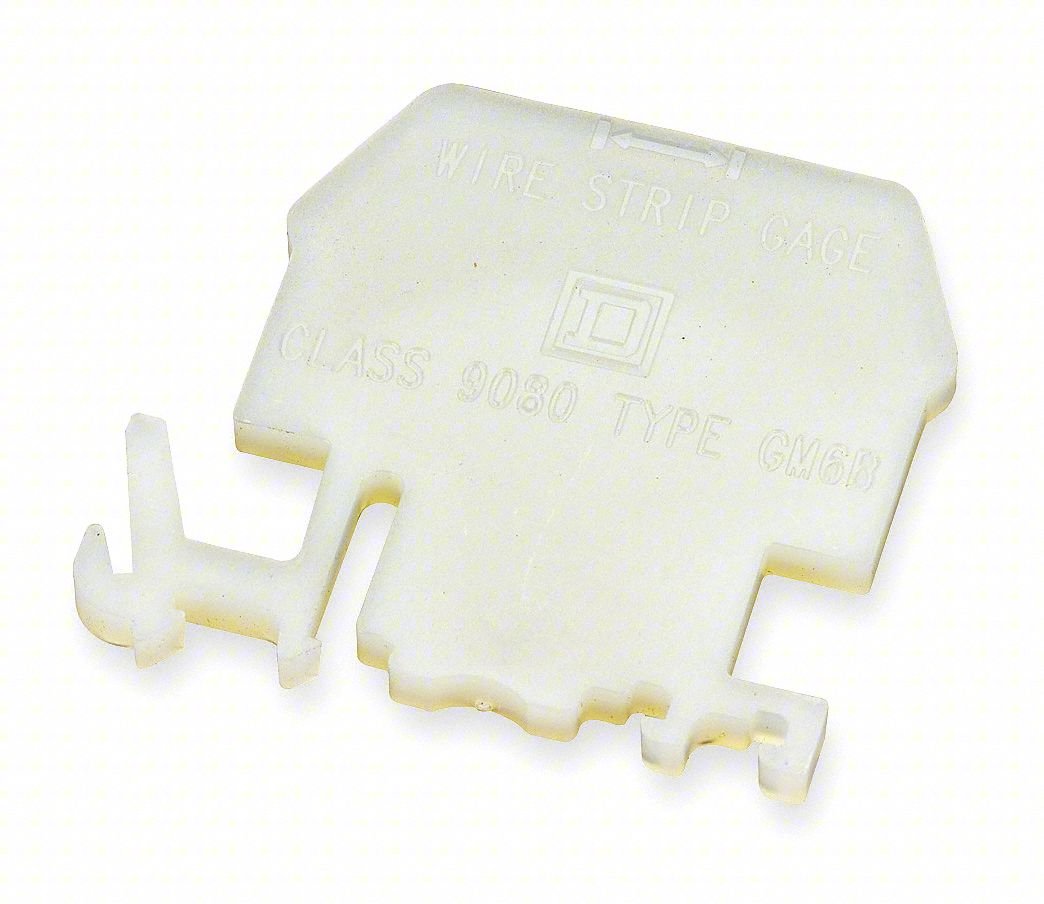 TERMINAL BLOCK END BARRIER: NATURAL, DIN