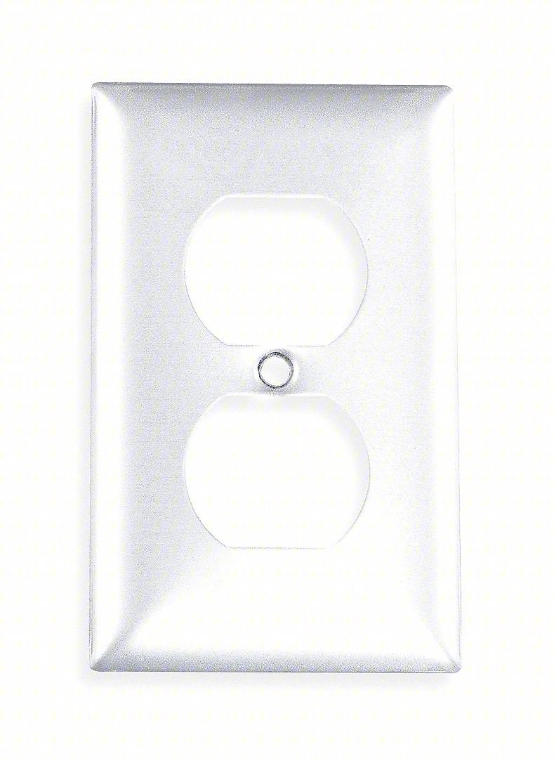 Dup Recept Wll Plt,Stnd;Silver,1Gng,Brsh